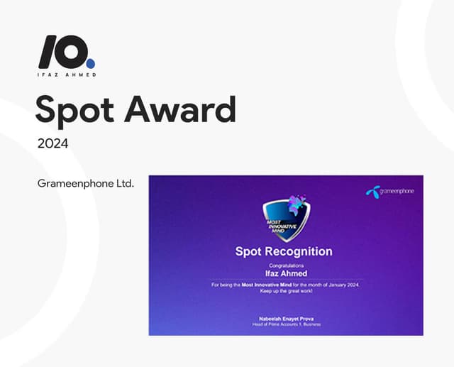 Spot Award February 2024