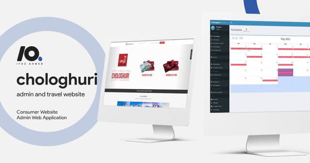 Chologhuri is an admin and client website for a travel agency, designed to manage bookings, client interactions, and travel arrangements efficiently.