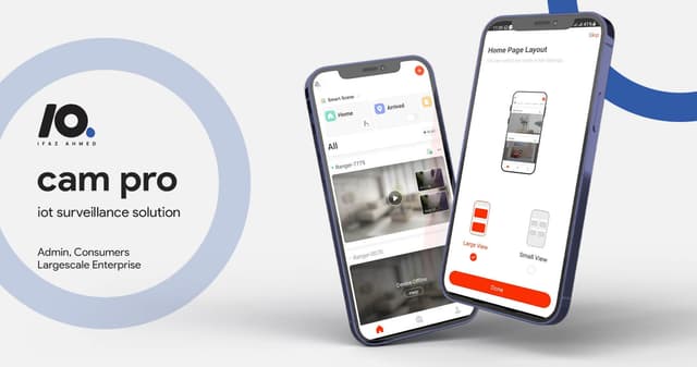Intelligent Cam Pro is an IoT-based surveillance solution offering advanced monitoring and security features through integrated smart cameras.