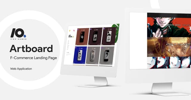 Artboard - Fcommerce Landing Site + Ecommerce